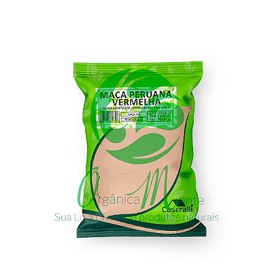 MACA PERUANA VERMELHA PÓ 50g - CASERALLI