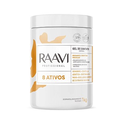 Gel contato 8 ativos 1kg - Raavi