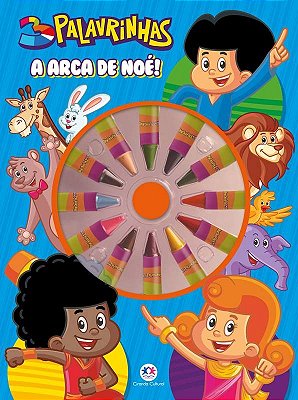 3 Palavrinhas - A Arca de Noé - Giz de cera/Ciranda das cores