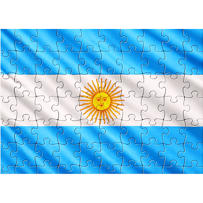 Quebra-cabeça - Argentina - Nações - 60 Pç