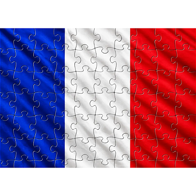 Quebra-cabeça - França - Nações - 60 Pç