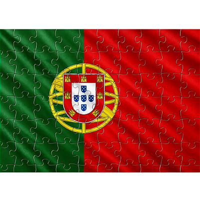 Quebra-cabeça - Portugal - Nações - 60 Pç