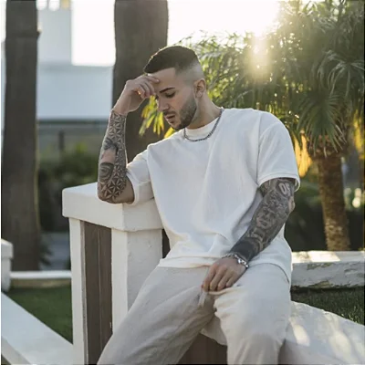 Camiseta Oversized Casual Masculina