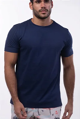 Camiseta Gola Careca Piquet Masculina