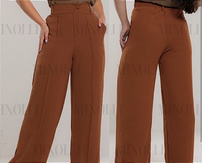 Calça Alfaiataria Pantalona Minolli - Elegância e Conforto