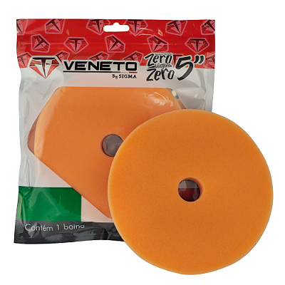 Boina de Espuma 5" Laranja Nível 4 Refino Veneto