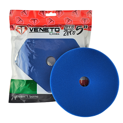 Boina de Espuma 5" Azul Nível 3 Corte Leve Veneto