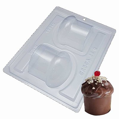 Forma Chocolate Panetone de Natal 10048 Silicone - 2 unid