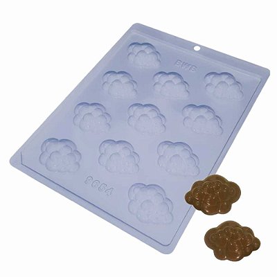Forma Chocolate Simples Nuvem Ref. 9654 - Pct 5 formas