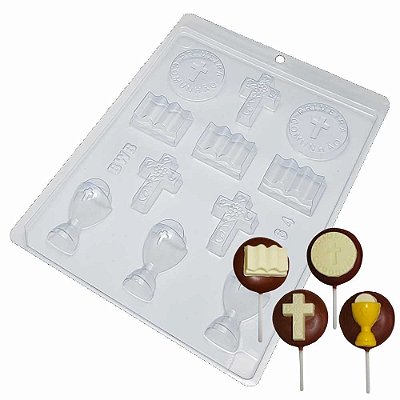 Forma Chocolate Simples Primeira Comunhão Ref 1364 - 5 unid