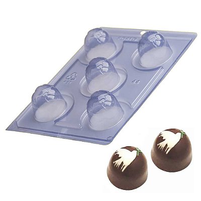Forma Chocolate Simples Trufa da Paz Ref. 960 - Pct 5 formas