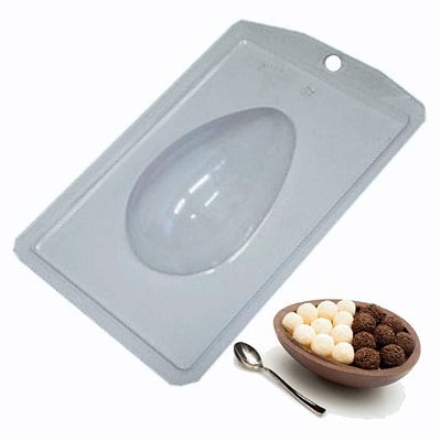 Forma Ovo de Páscoa 250g Silicone 3 partes FP12 - 2 formas