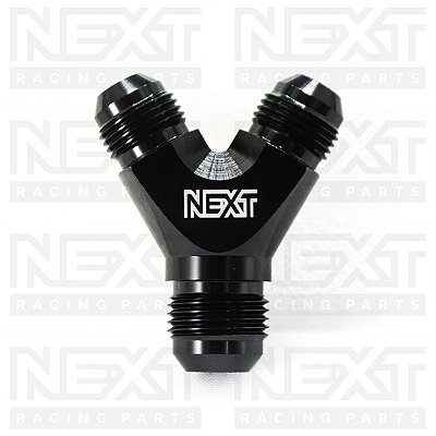 Divisor em Y Macho Cônico Entrada AN10 e Saídas 2xAN8