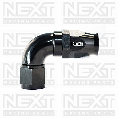 Conexão 90º Fêmea para Mangueira PTFE AN10