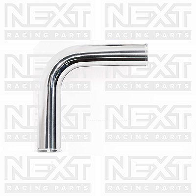 Tubo 90º em Alumínio Polido 2 3/4" - 69.8 mm