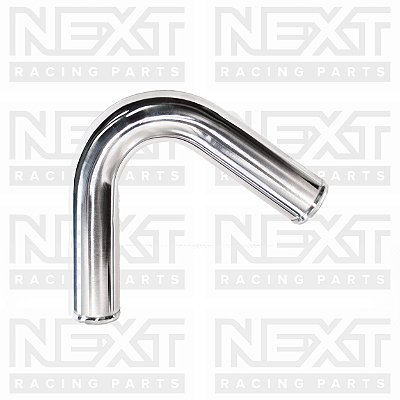Tubo 120º em Alumínio Polido 3 1/4" - 82.5 mm