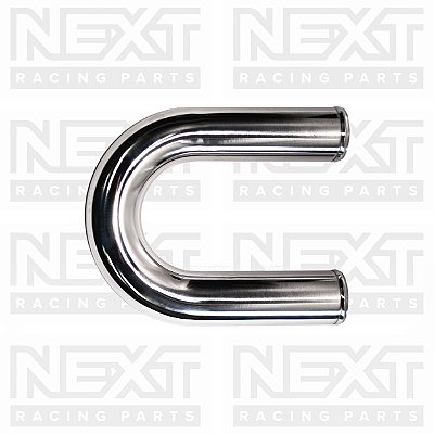 Tubo 180º em Alumínio Polido 2 3/4" - 69.8 mm