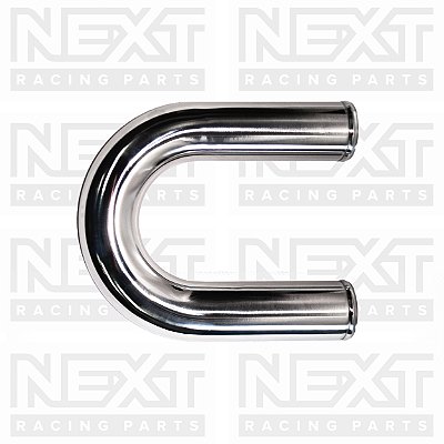 Tubo 180º em Alumínio Polido 3" - 76.2 mm