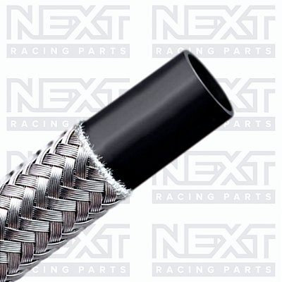 Mangueira tipo AEROQUIP borracha/Inox AN8