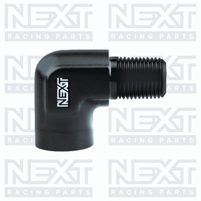 Adaptador 90º Fêmea para Macho NPT 1/2"