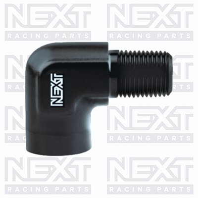 Adaptador 90º Fêmea para Macho NPT 3/4"
