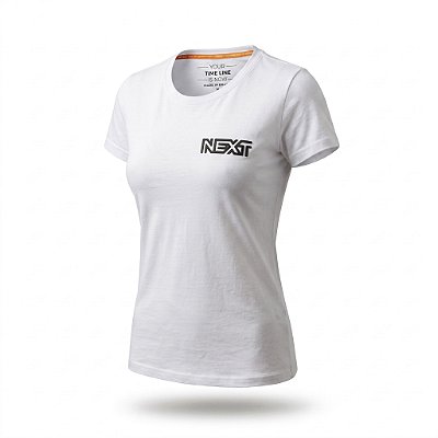 Camiseta Feminina ( Baby Look ) NEXT - Tam. G - Branca
