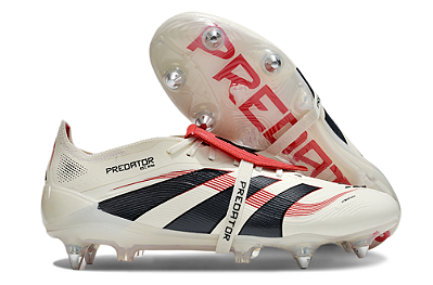 Chuteira Adidas Predator Campo Trava Mista Branca