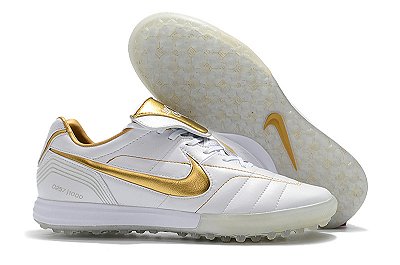 Chuteira Nike Tiempo R10 Society Branca