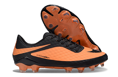 Chuteira Nike Hypervenom Campo Laranja