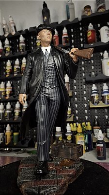 John Shelby Peaky Blinders Estilo Gangster! 1:8 25cm Pintura estilo realista.