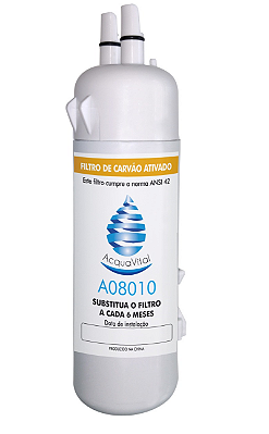 Filtro Compatível Geladeira Brastemp Brs62c Brs70h Brs80a