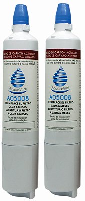 KIT 2 Filtros Compatíveis Geladeiras 5231ja2006a Gr-g267atba