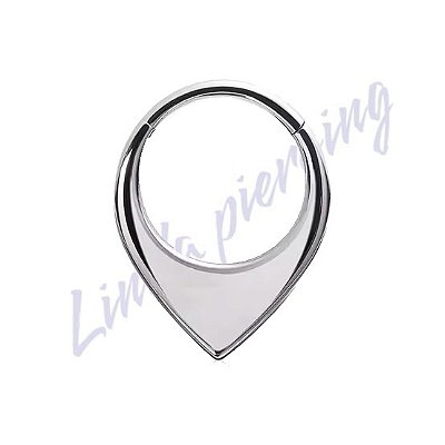 Argola Titânio Gota 8mm