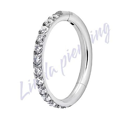 Argola Segmento Articulado Titânio Zircôrnia 1.2x6
