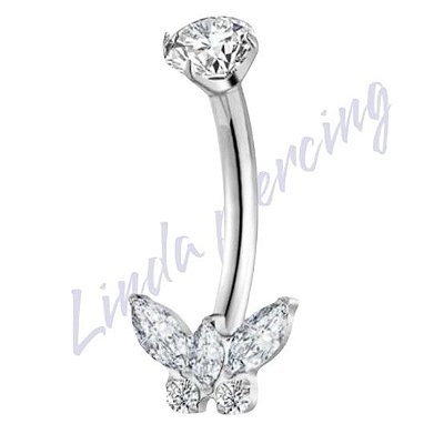 Banana Borboleta Titânio Zircônia