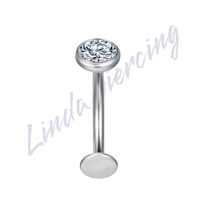 Banana Floating Titânio Zircônia Cristal