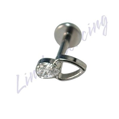 Piercing Labret Titânio 1.2x8