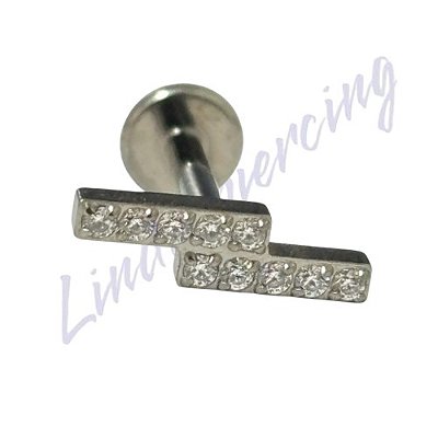 Labret Titânio Raio 1.2x8