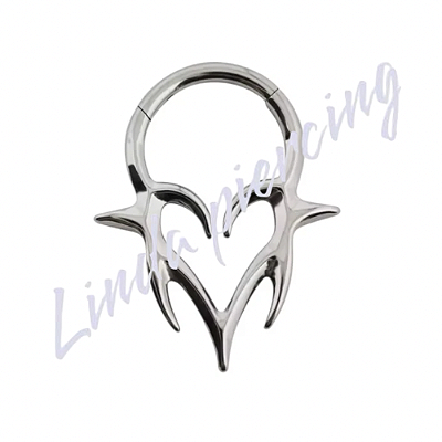 Argola Segmento Frontal Titânio 1.2x8