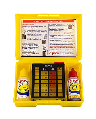 ESTOJO DE TESTE CL/PH