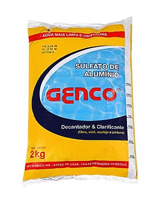 SULFATO ALUMÍNIO GENCO 2KG