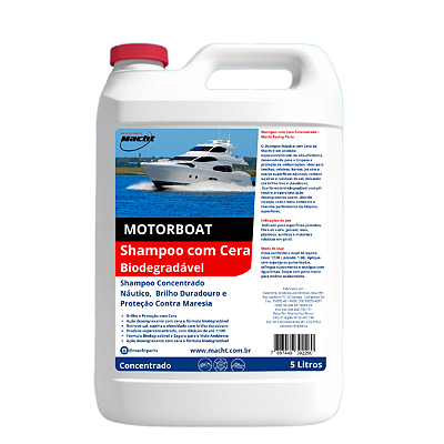Shampoo com Cera Náutico Biodegradável 5 L