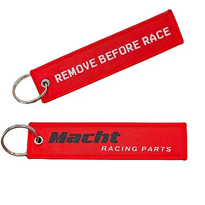 Chaveiro esportivo Remove Befora Race Macht racing