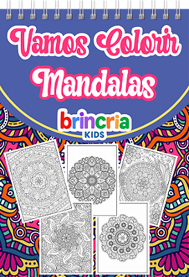 Caderno De Colorir Para Adultos Mandala