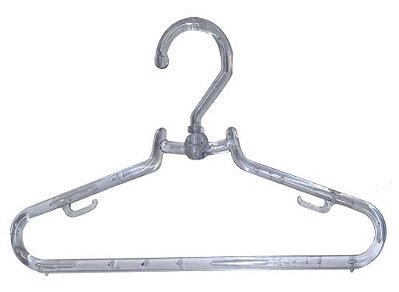 CABIDE ACRÍLICO BOUTIQUE GIRATÓRIO INFANTIL TRANSPARENTE - PCT C/ 200