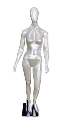 MANEQUIM DE FIBRA FEMININO JULIANA RETA PÉROLA