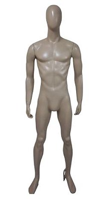 MANEQUIM DE FIBRA MASCULINO SPILBERG BEGE