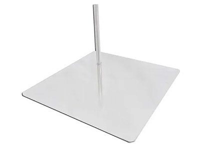 BASE PARA MANEQUIM DE 01 PINO - BRANCA
