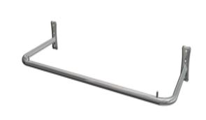 ARARA DE PAREDE RETA BRANCA - 1.20MT