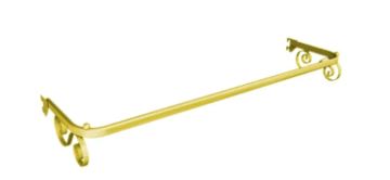 ARARA DE CREMALHEIRA VINTAGE DOURADO - 1.20MT